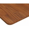 Vonios stalviršis, tamsiai rudas, 100x60x1,5cm, mediena