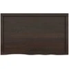 Vonios stalviršis, tamsiai rudas, 100x60x(2-4) cm, mediena