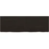 Vonios stalviršis, tamsiai rudas, 120x40x(2-6)cm, mediena