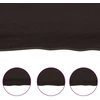 Vonios stalviršis, tamsiai rudas, 120x50x(2-4)cm, mediena