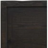 Vonios stalviršis, tamsiai rudas, 120x50x(2-4)cm, mediena