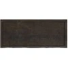 Vonios stalviršis, tamsiai rudas, 120x50x(2-6)cm, mediena