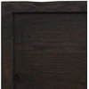 Vonios stalviršis, tamsiai rudas, 120x60x(2-4)cm, mediena