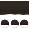 Vonios stalviršis, tamsiai rudas, 140x60x(2-6)cm, mediena