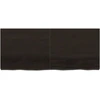 Vonios stalviršis, tamsiai rudas, 140x60x(2-6)cm, mediena