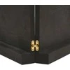 Vonios stalviršis, tamsiai rudas, 140x60x(2-6)cm, mediena