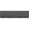 Vonios stalviršis, tamsiai rudas, 200x50x(2-6)cm, mediena