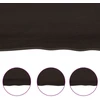 Vonios stalviršis, tamsiai rudas, 40x30x(2-6) cm, mediena