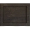 Vonios stalviršis, tamsiai rudas, 40x30x(2-6) cm, mediena