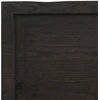 Vonios stalviršis, tamsiai rudas, 80x60x(2-6)cm, mediena