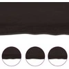 Vonios stalviršis, tamsiai rudas, 80x60x(2-6)cm, mediena