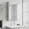 Vonios veidrodžio spinta Betono pilka 33 x 11,5 x 50 cm