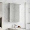 Vonios veidrodžio spinta Betono pilka 43 x 11,5 x 60,5 cm