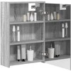 Vonios veidrodžio spinta Pilkas Sonoma 43 x 16 x 62.5 cm