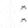 Helovino voro dekoracija su voratinkliais 2 pcs Juoda ir balta