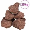 Vulkaninės uolienos, raudonos spalvos, 25 kg, 10-30 cm
