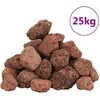 Vulkaninės uolienos, raudonos spalvos, 25kg, 3–5cm