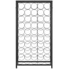 Vyno laikiklis 45 buteliams, juodas, 54x18x100cm, kalta geležis
