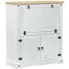 Vyno spinta Balta 97 x 45 x 114 cm Kietos pušies mediena