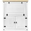 Vyno spinta Balta 97 x 45 x 114 cm Kietos pušies mediena