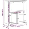 Vyno spinta Balta 97 x 45 x 114 cm Kietos pušies mediena