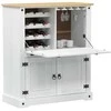 Vyno spinta Balta 97 x 45 x 114 cm Kietos pušies mediena
