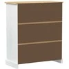 Vyno spinta Balta 97 x 45 x 114 cm Kietos pušies mediena