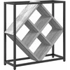 Vyno stovas Pilkas Sonoma 51 x 18 x 52,5 cm Apdirbta mediena