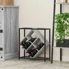 Vyno stovas Pilkas Sonoma 51 x 18 x 52,5 cm Apdirbta mediena