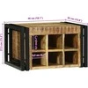 Vyno stovas 2 pcs 46 x 35 x 27,5 cm Kietas mango medis