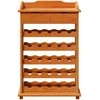 Vyno stovas Ruda 58 x 28 x 90 cm Kietos pušies mediena