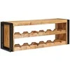 Vyno stovas Ruda 100 x 45 x 33 cm Kietas Rupus Mangų Medis