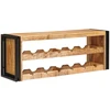Vyno stovas Ruda 100 x 45 x 33 cm Kietas Rupus Mangų Medis