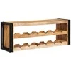 Vyno stovas Ruda 100 x 45 x 33 cm Kietas Rupus Mangų Medis