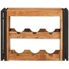 Vyno stovas Ruda 60 x 45 x 33 cm Kietos akacijos mediena