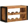 Vyno stovas Ruda 80 x 45 x 33 cm Kietas Rupus Mangų Medis