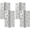Vyrius 4 vnt. 125 x 75 x 13 mm Sidabrinė Plienas