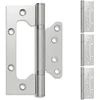 Vyrius 4 vnt. 125 x 78 x 13 mm Sidabrinė Plienas