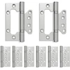 Vyrius 8 vnt. 100 x 75 x 13 mm Sidabrinė Plienas