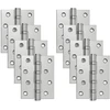 Vyrius 8 vnt. 100 x 78 x 13 mm Sidabrinė Plienas
