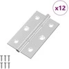 Vyrius Paprastas 12 pcs Sidabro 58 x 35 x 1 mm Plienas