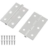 Vyrius Paprastas 2 vnt. Sidabrinė 58 x 35 x 1 mm Plienas