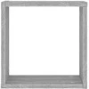 Wall Cube lentynos 2 vnt Pilka Sonoma 30x15x30 cm