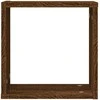 Wall Cube Lentynos 2 vnt Rudas ąžuolas 30x15x30 cm