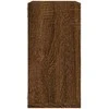 Wall Cube Lentynos 4 vnt Rudas ąžuolas 30x15x30 cm