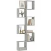 Wall Cube lentynos 6 vnt Pilka Sonoma 30x15x30 cm