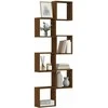 Wall Cube Lentynos 6 vnt Rudas ąžuolas 30x15x30 cm
