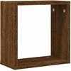 Wall Cube Lentynos 6 vnt Rudas ąžuolas 30x15x30 cm
