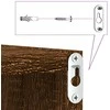 Wall Cube Lentynos 6 vnt Rudas ąžuolas 30x15x30 cm