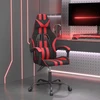 Žaidimų kėdė, juodos ir raudonos spalvos, dirbtinė oda